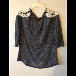 shirt with cut out shoulders